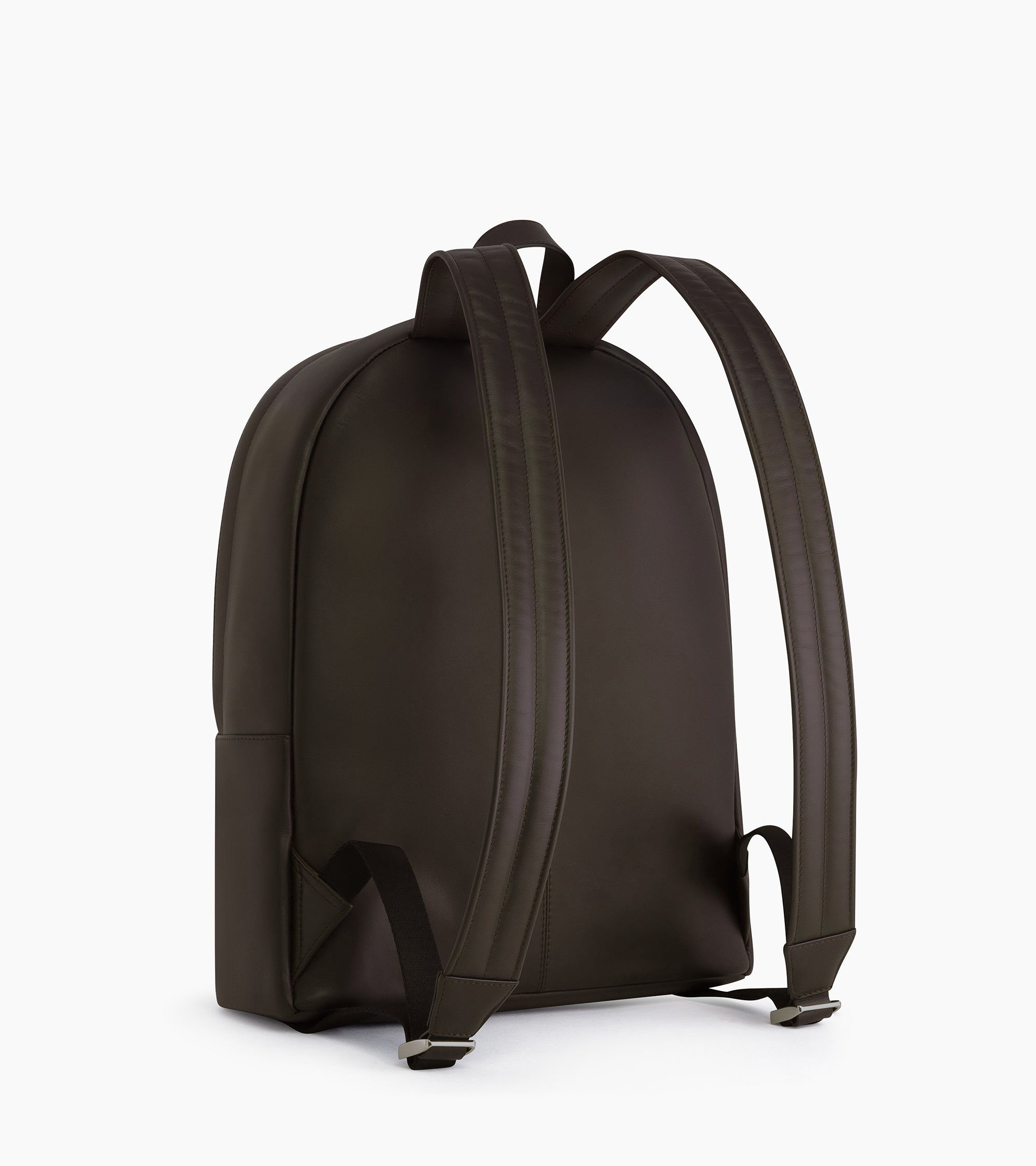 Albert smooth leather zipped backpack