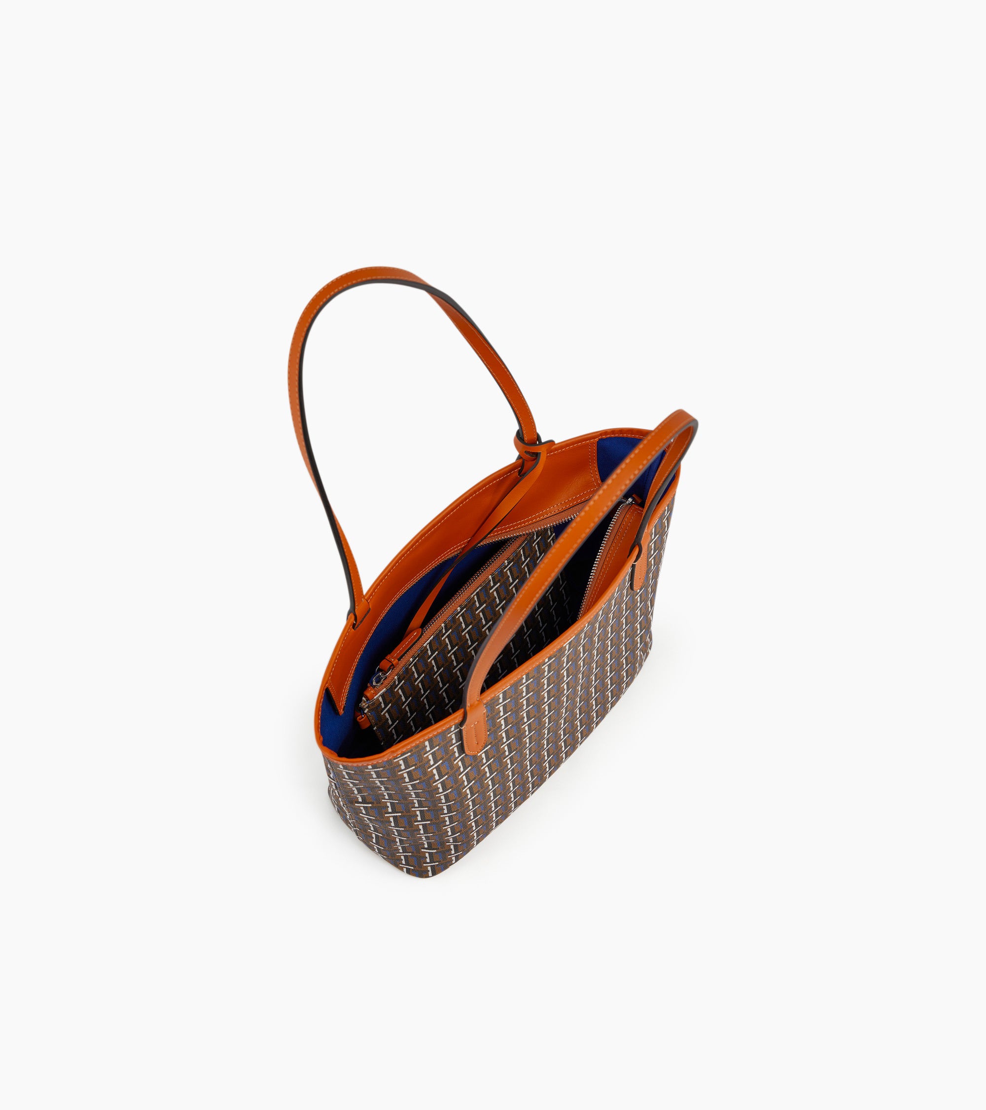 Camille small tote bag in coated canvas