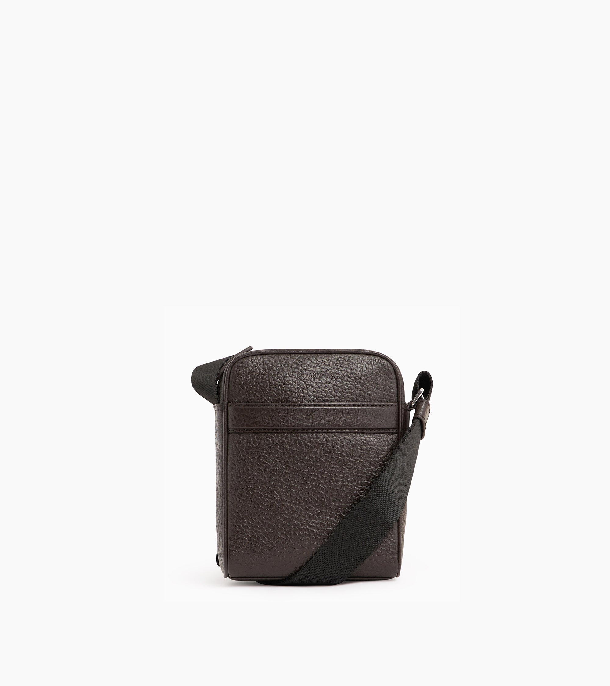 Charles small buffalo-effect grained leather bag