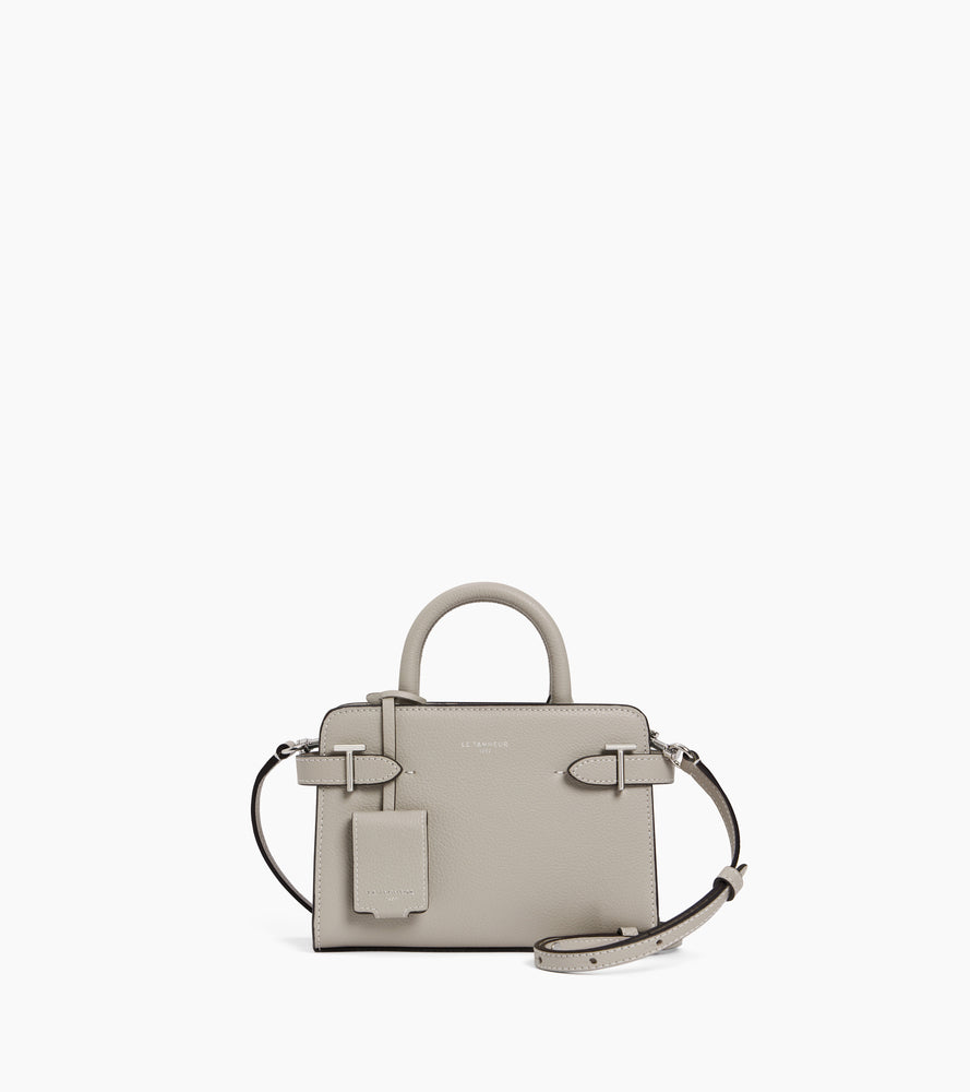 Emilie mini handbag in grained leather