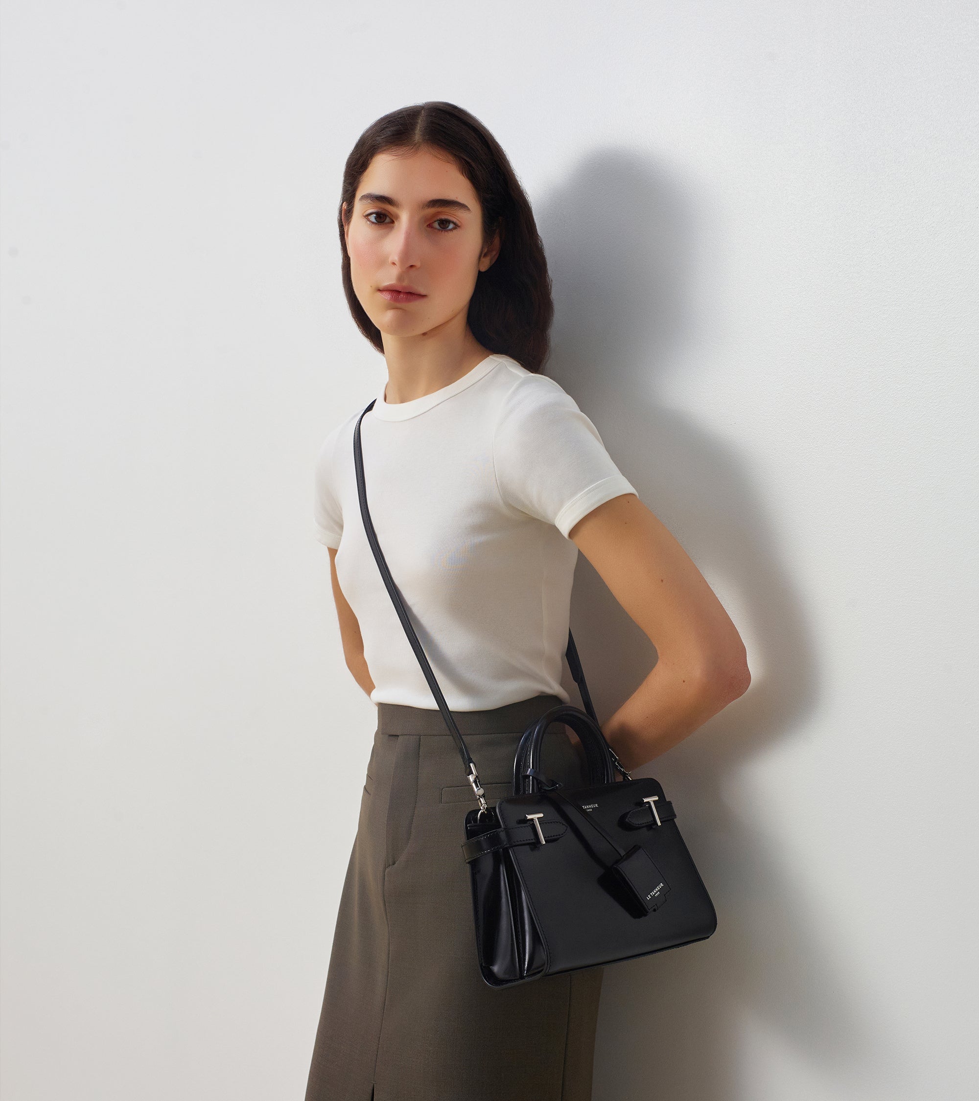 Emilie small handbag in patent leather