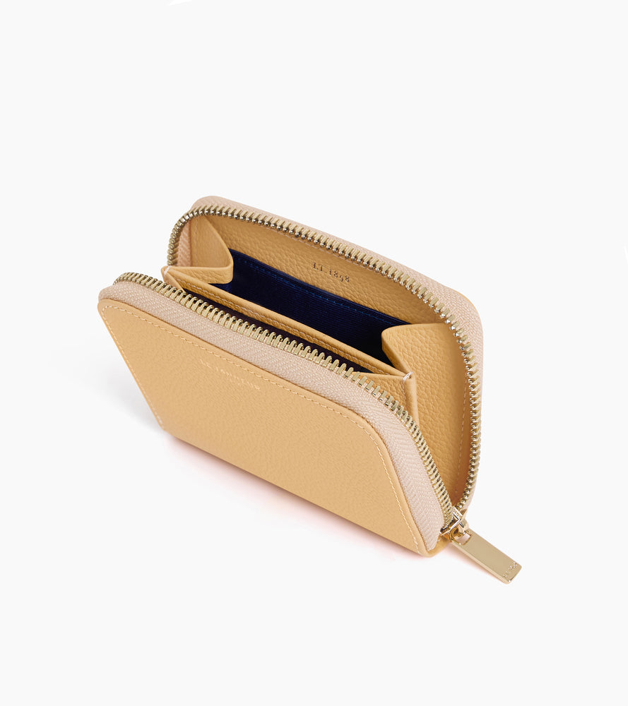 Emilie coin purse in grained leather