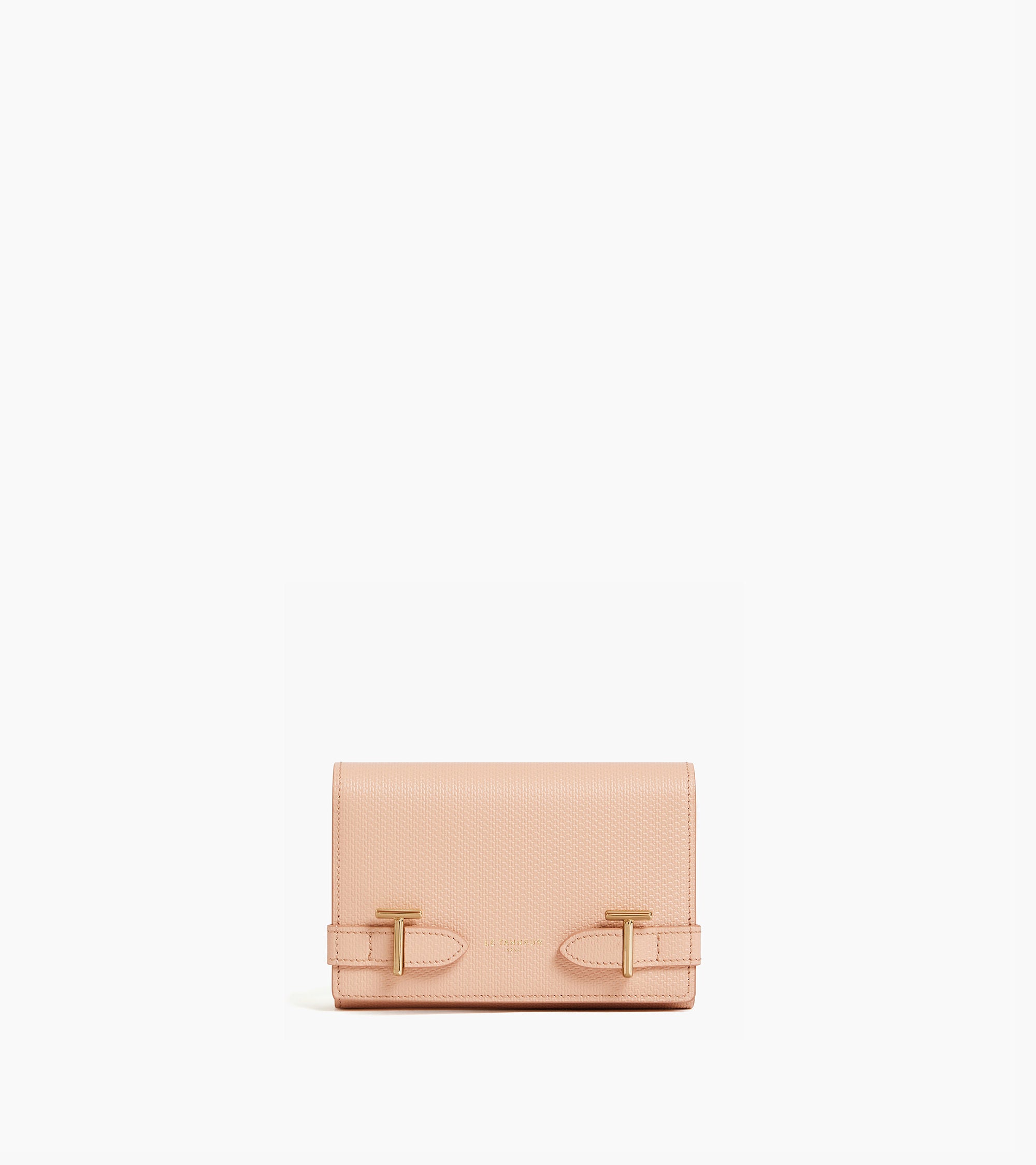 Emilie wallet in signature T leather