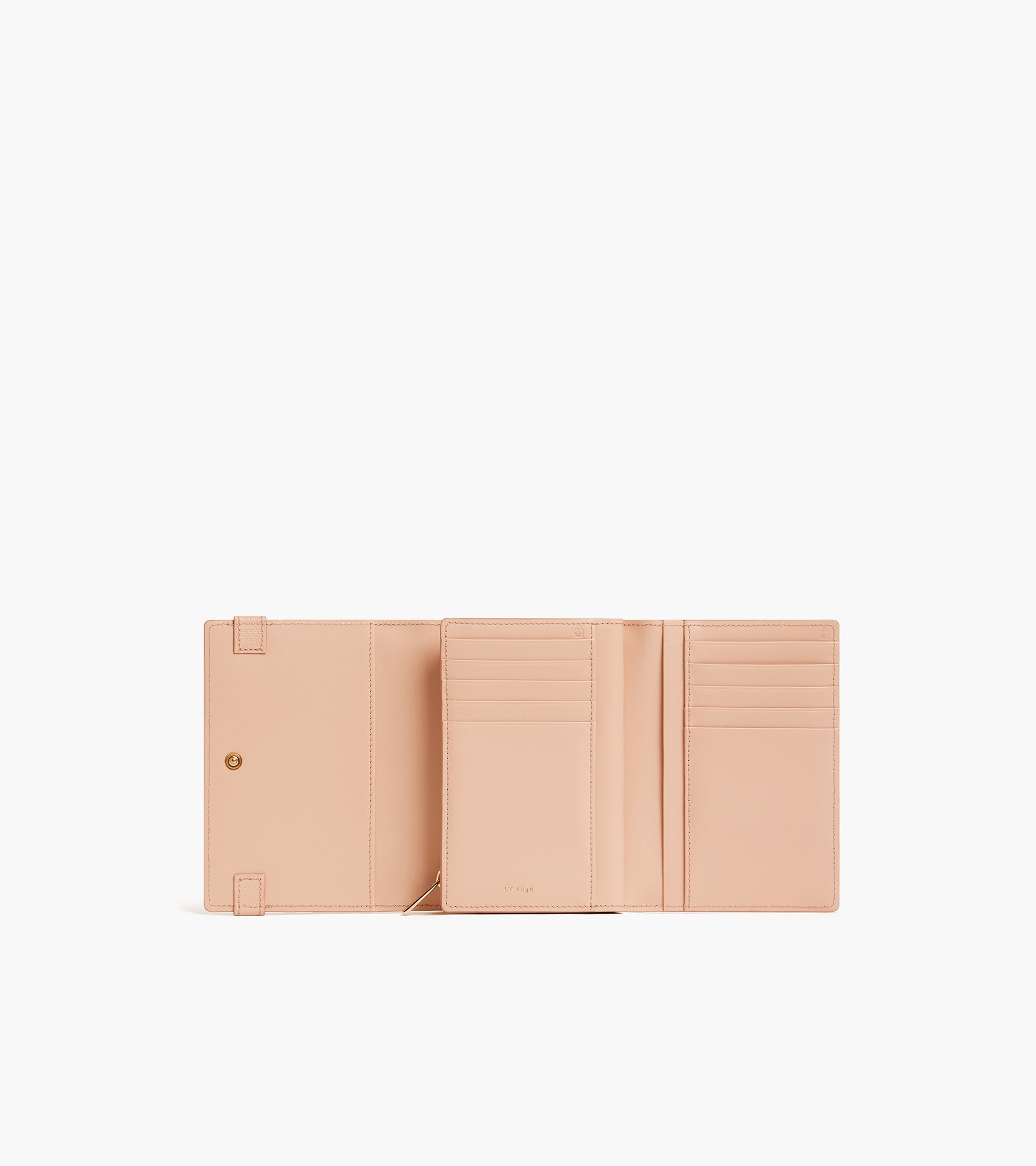 Emilie wallet in signature T leather