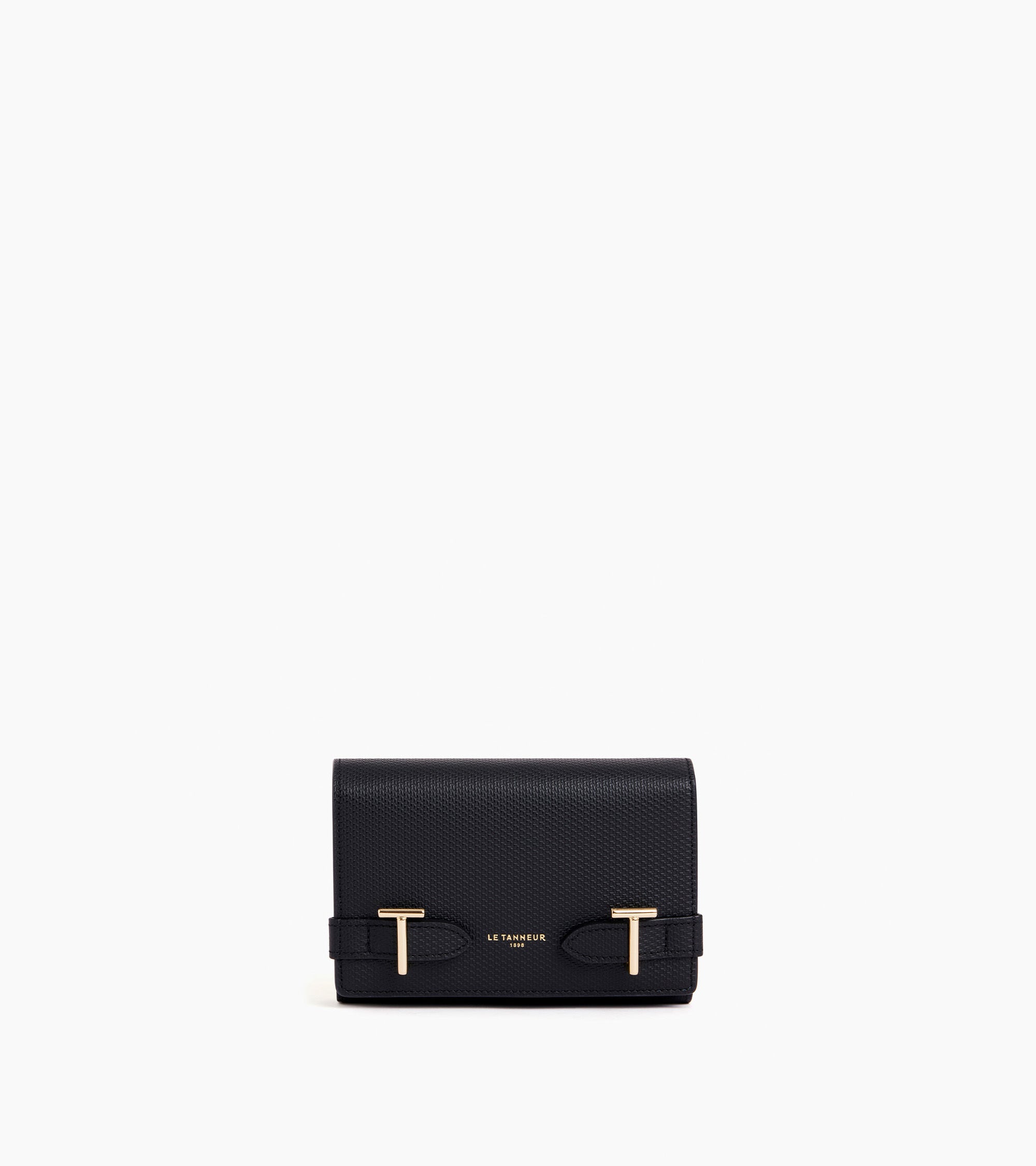 Emilie signature T leather wallet