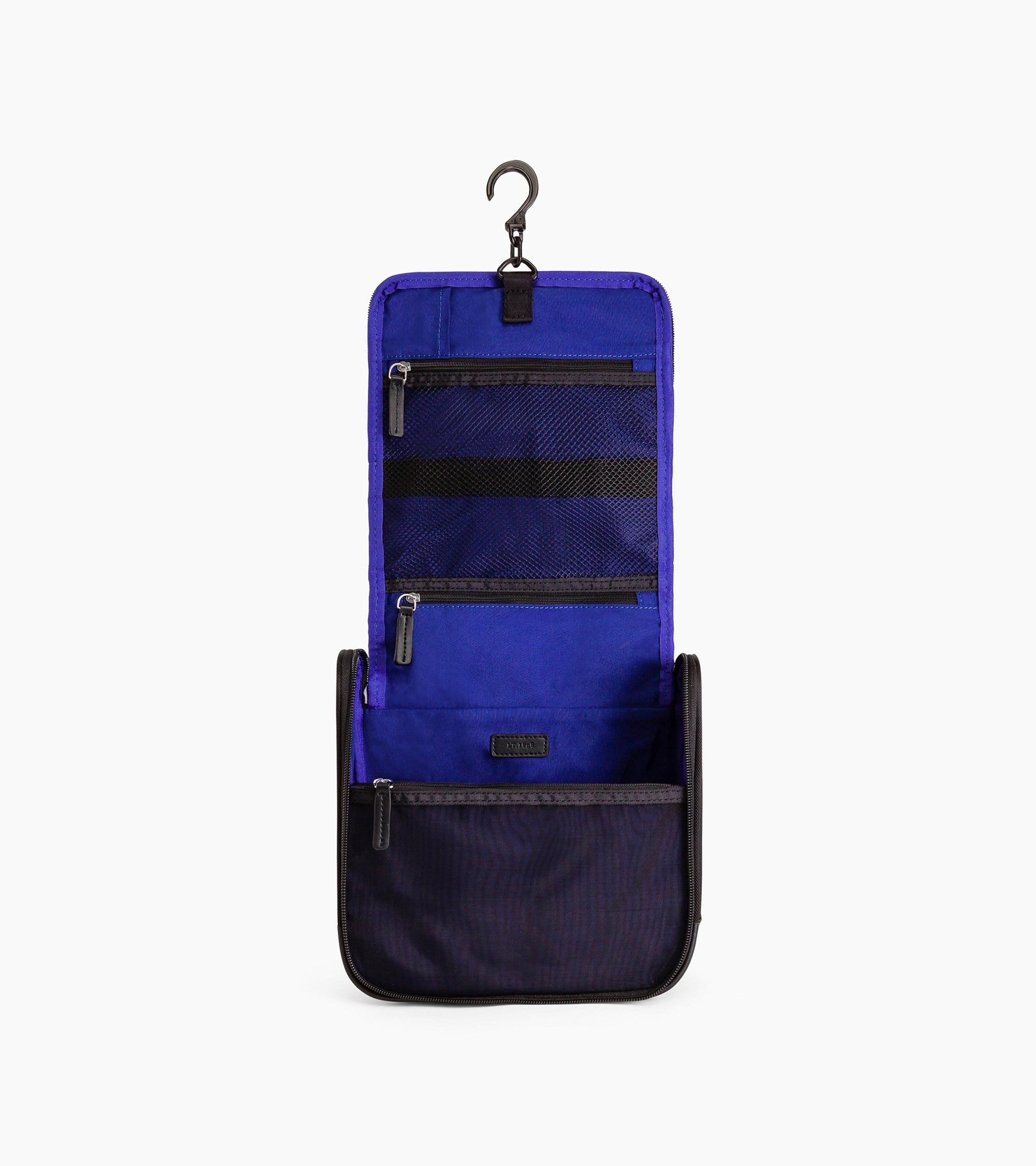 Fold-out zipped Gaspard toiletry bag