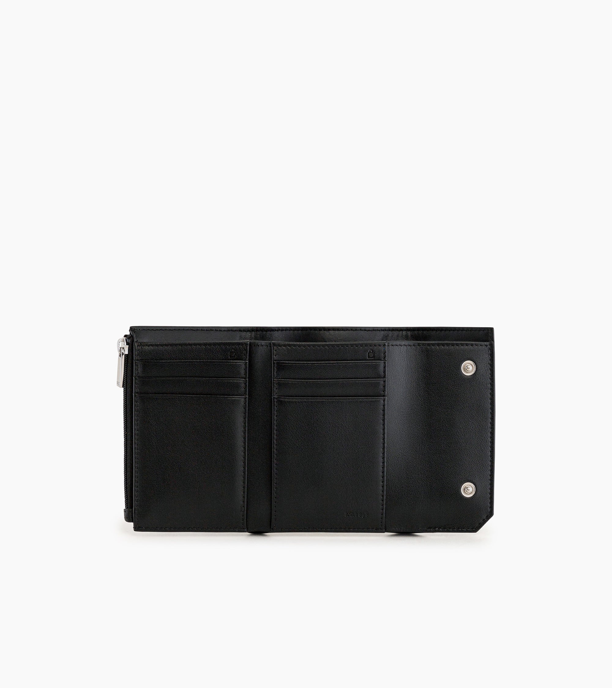 Georges smooth leather cardholder with coin pocket