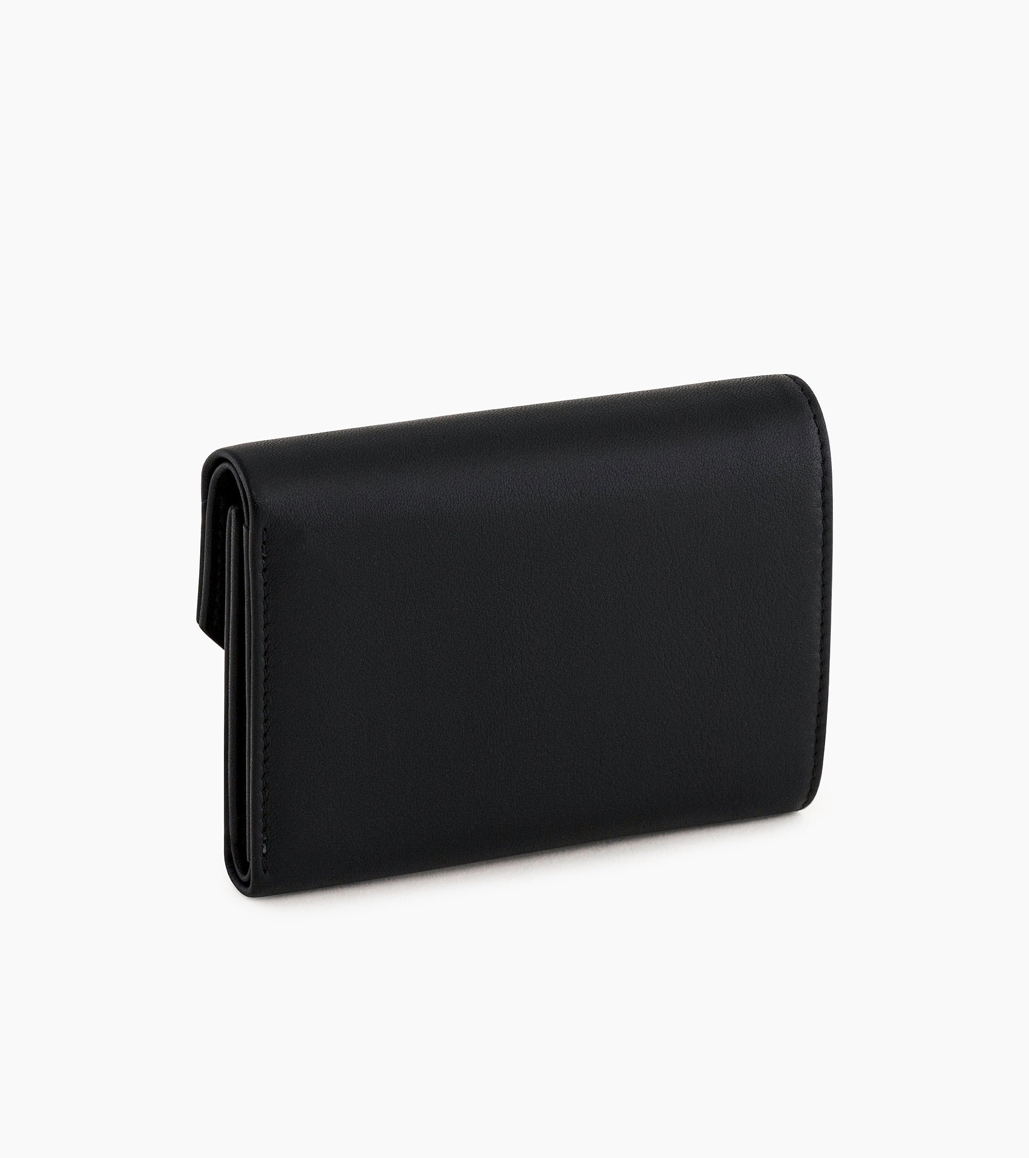 Georges smooth leather cardholder with coin pocket