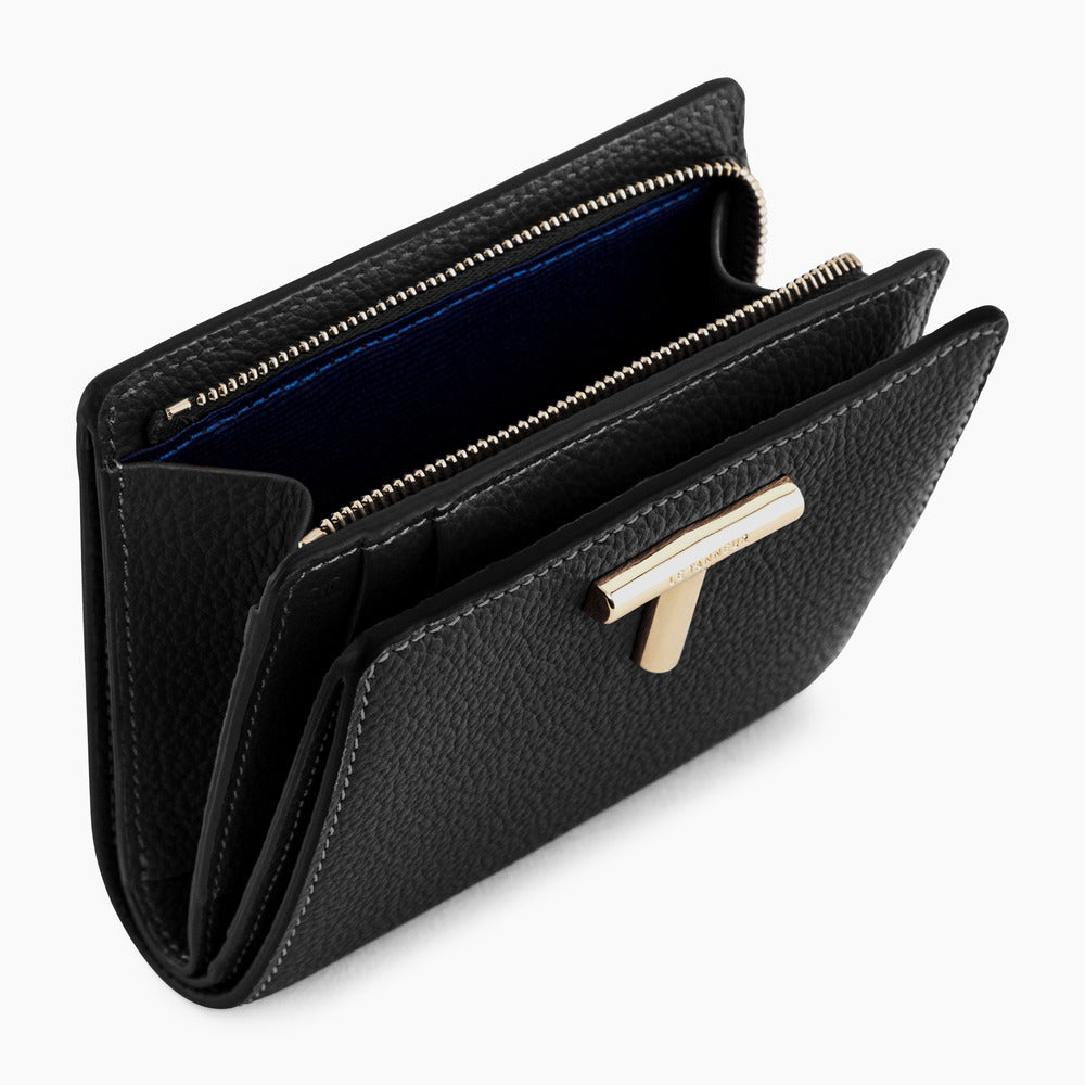 Gisèle grained leather small wallet