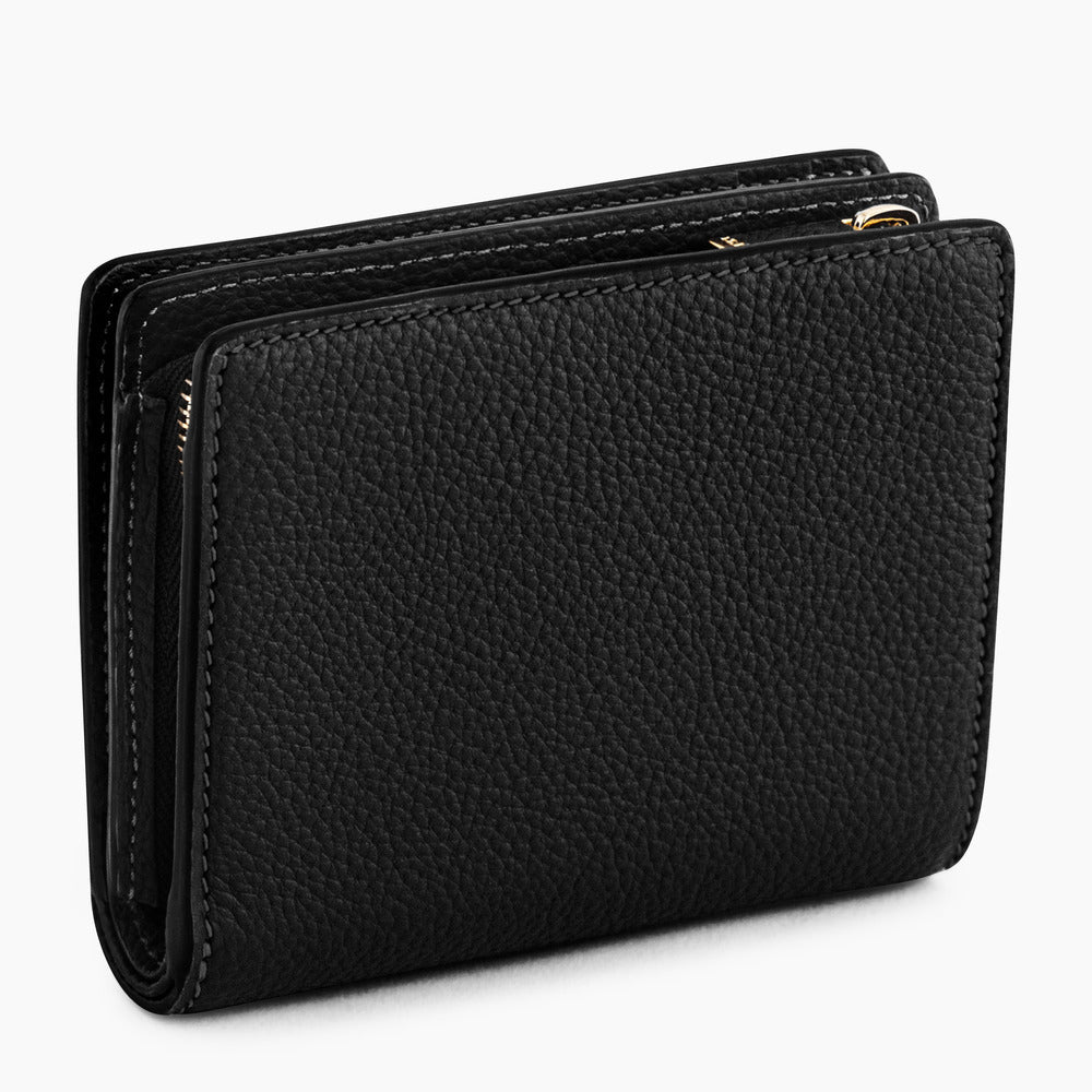 Gisèle grained leather small wallet