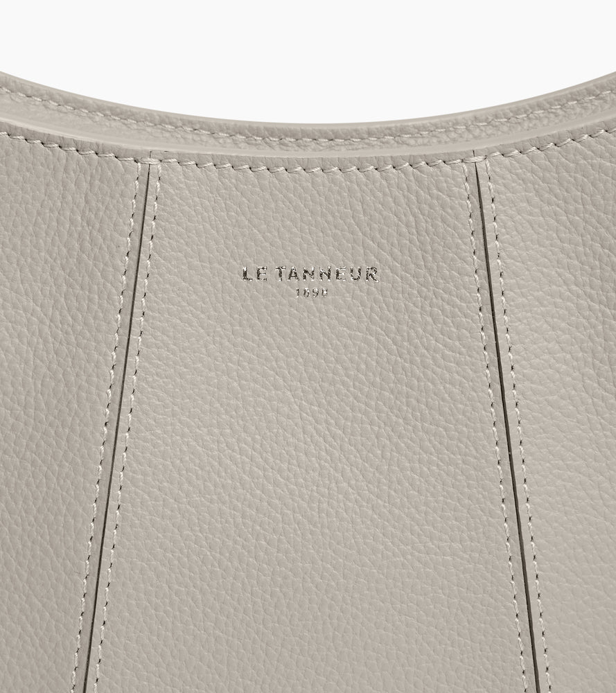 Juliette small half-moon bag in grained leather