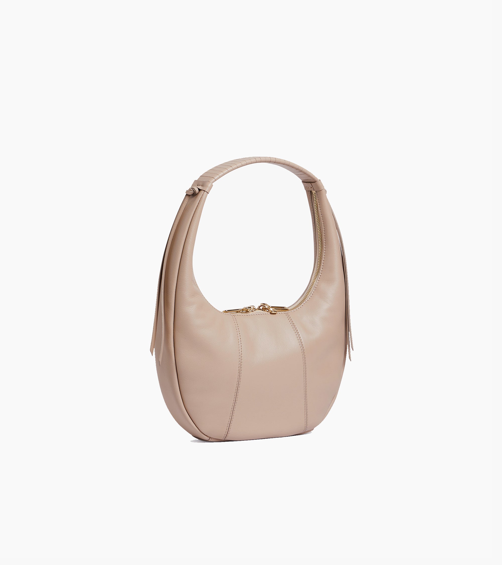 Juliette medium hobo bag in smooth laced leather