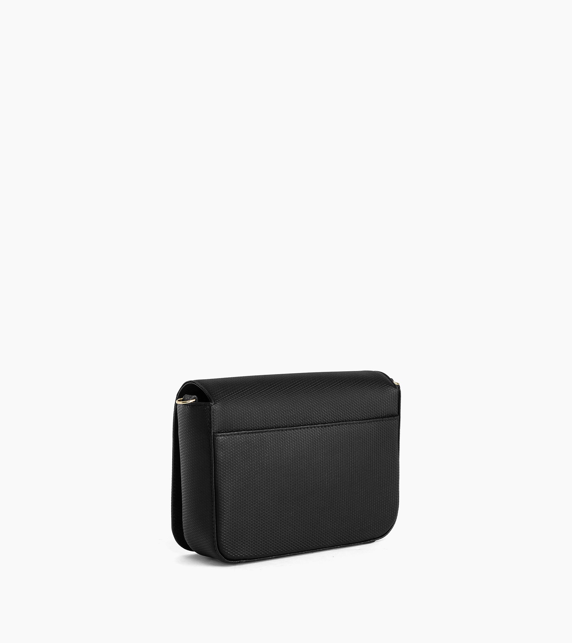 Lise flap pouch with removable shoulder strap in T signature leather