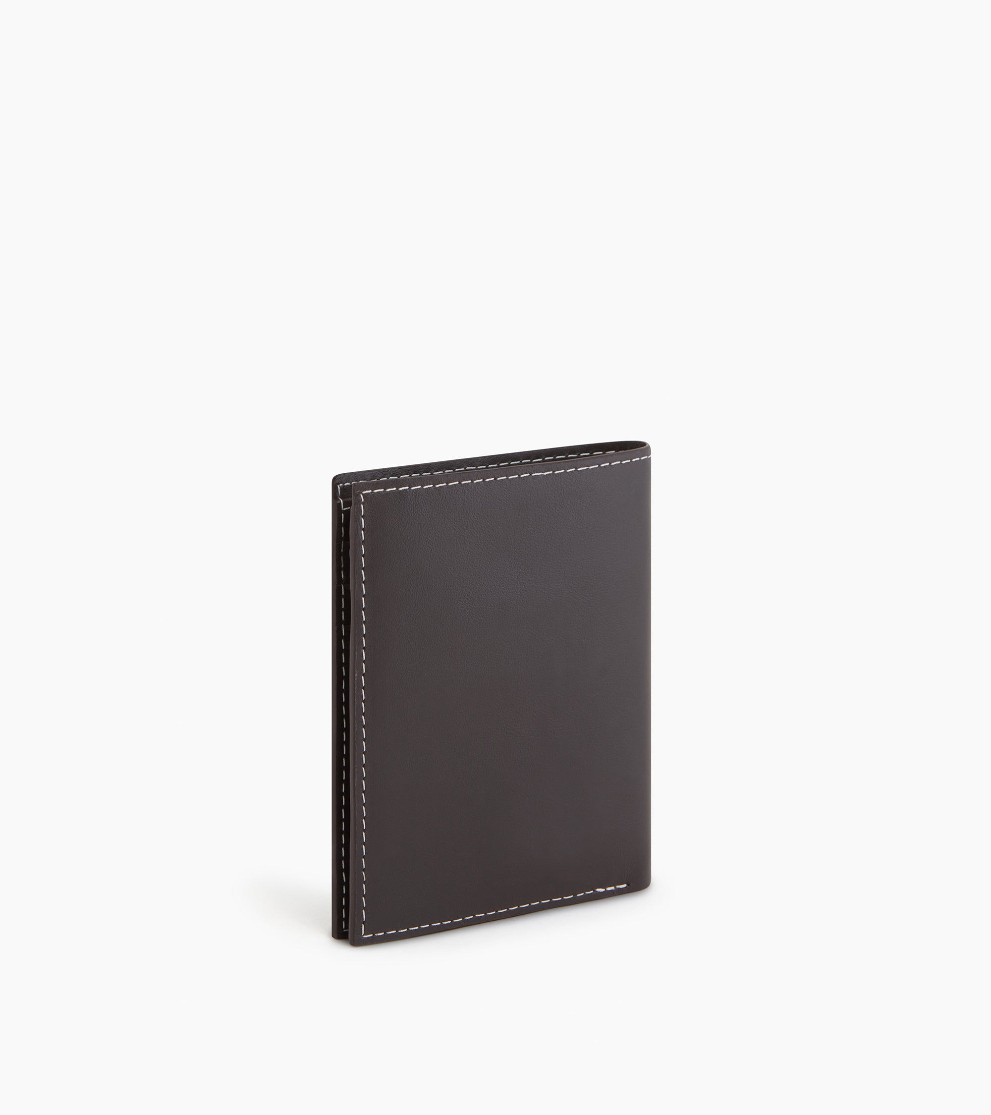 Léon medium-sized, zipped wallet in smooth leather
