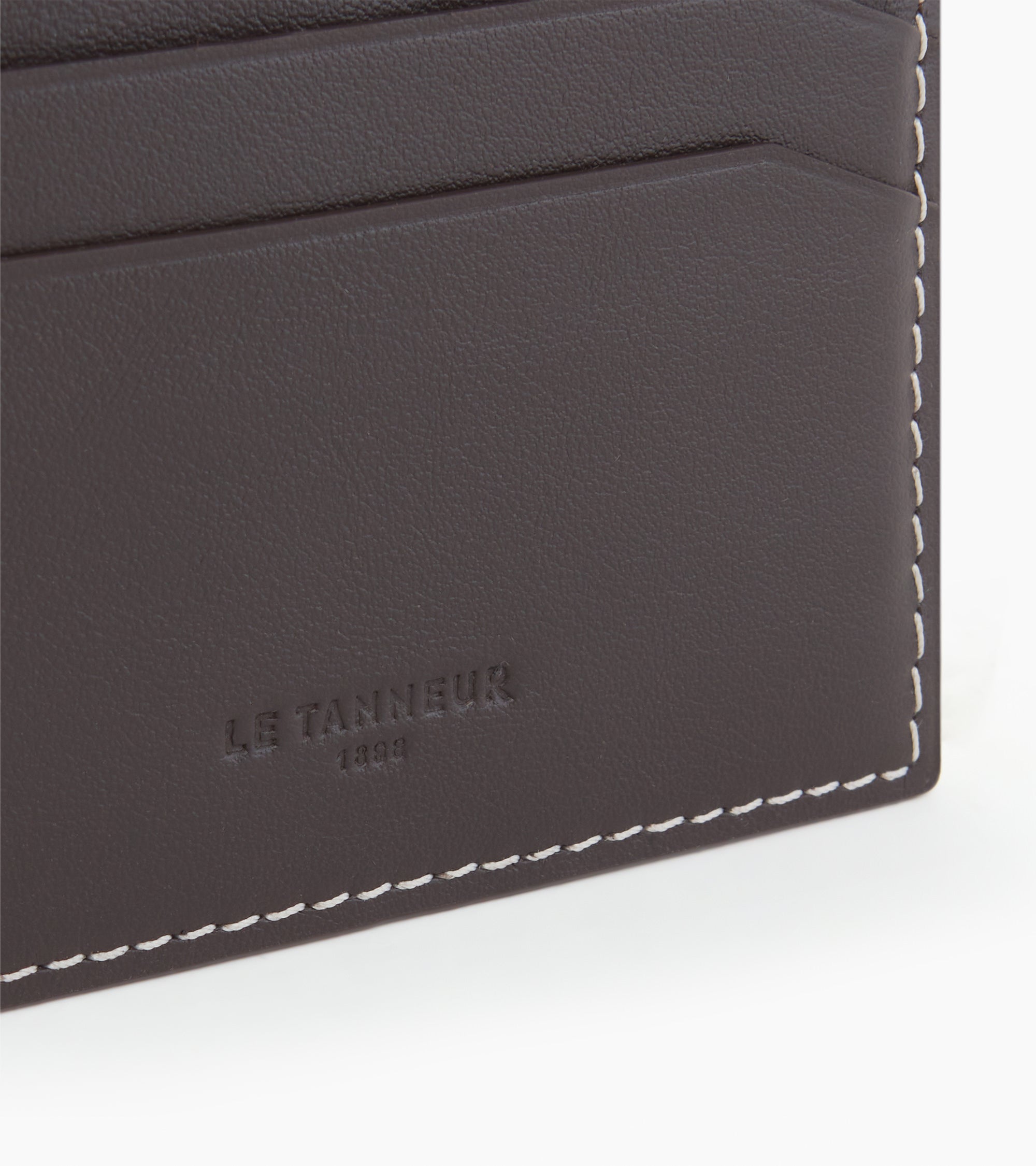 Léon card case in smooth leather