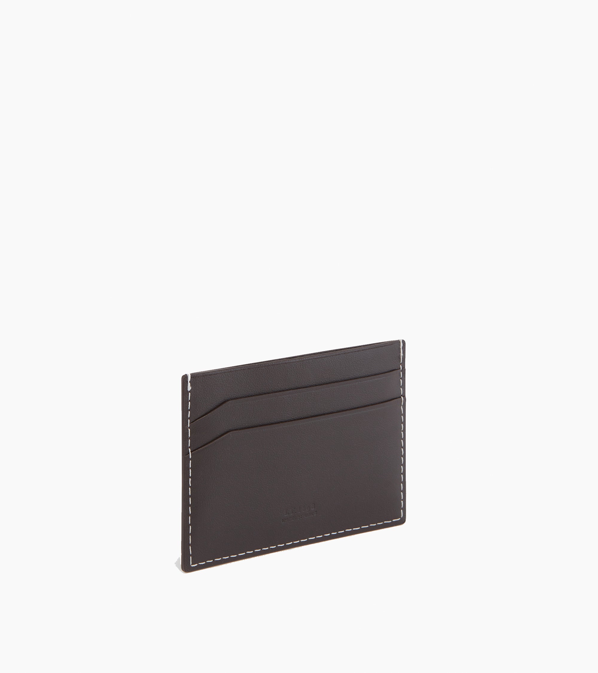 Léon card case in smooth leather