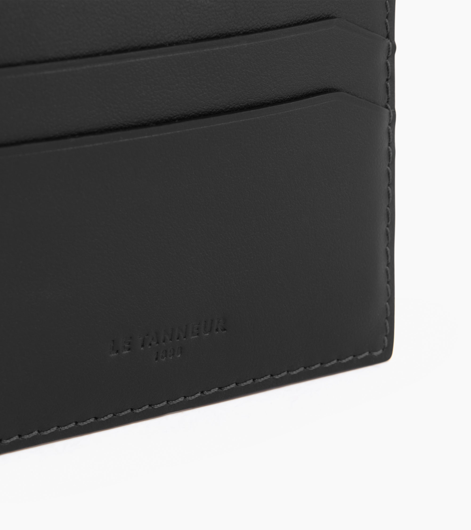 Léon card case in smooth leather