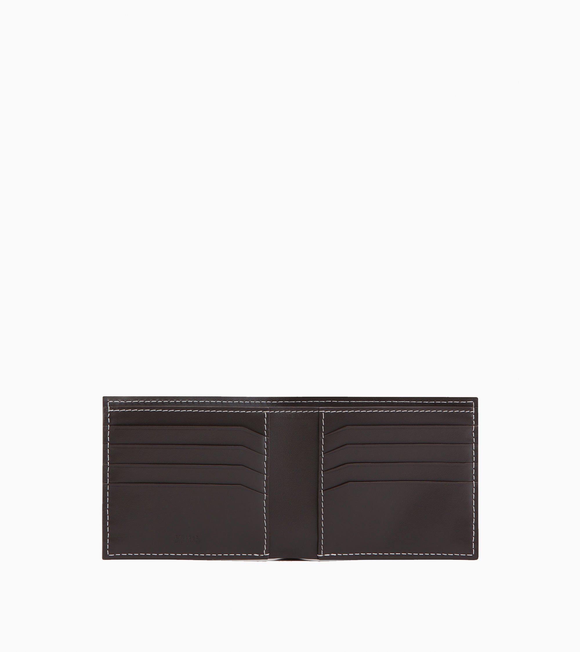 Léon medium horizontal cardholder in smooth leather