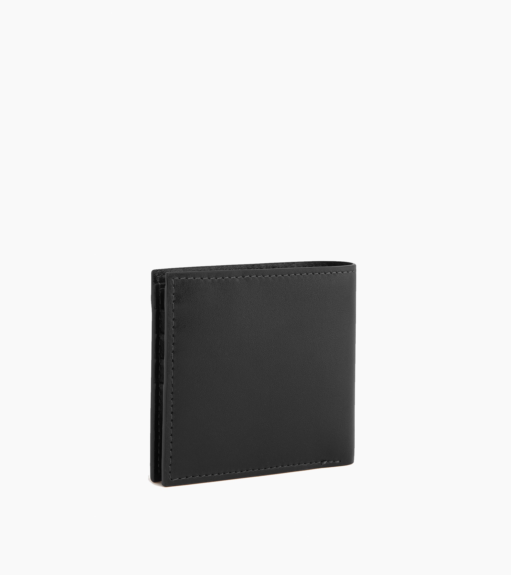 Léon medium horizontal cardholder in smooth leather