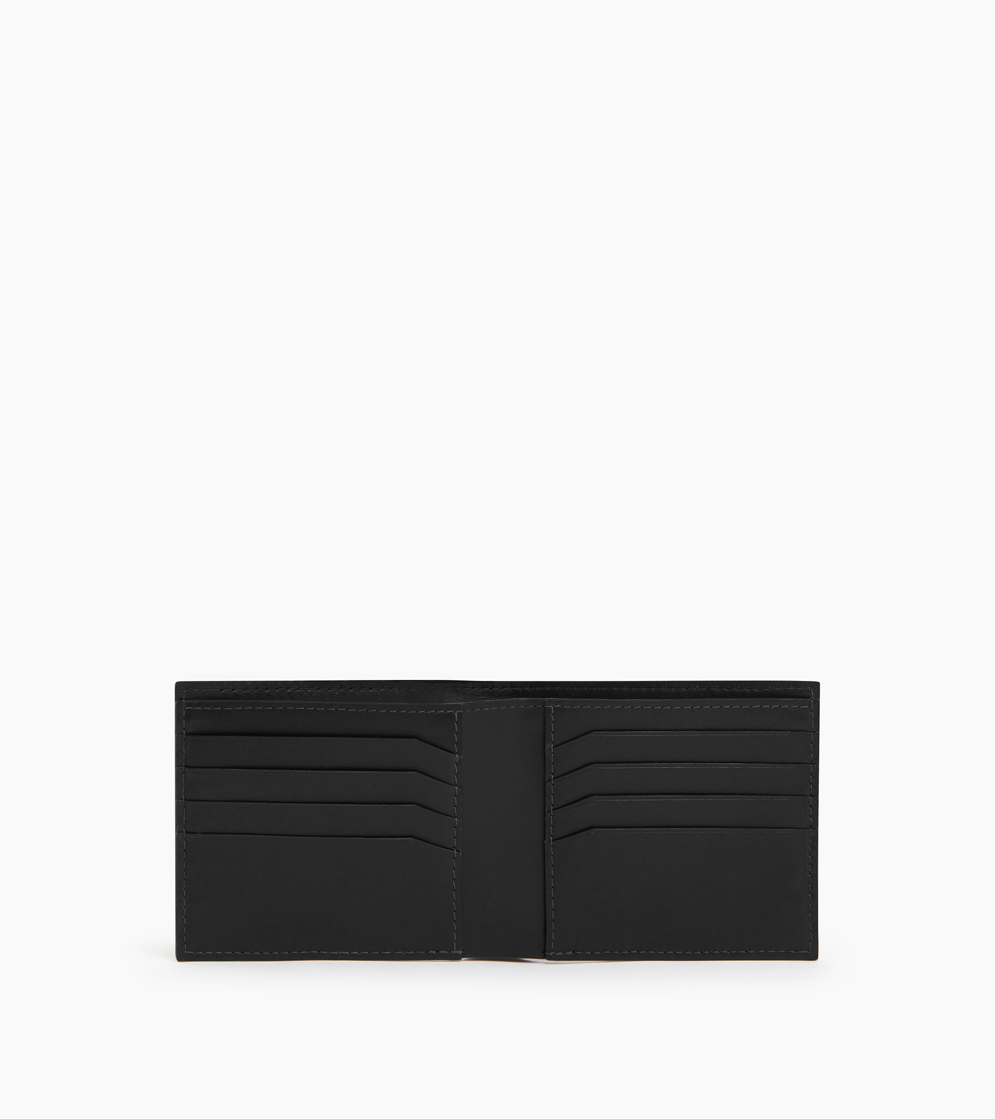 Léon medium horizontal cardholder in smooth leather