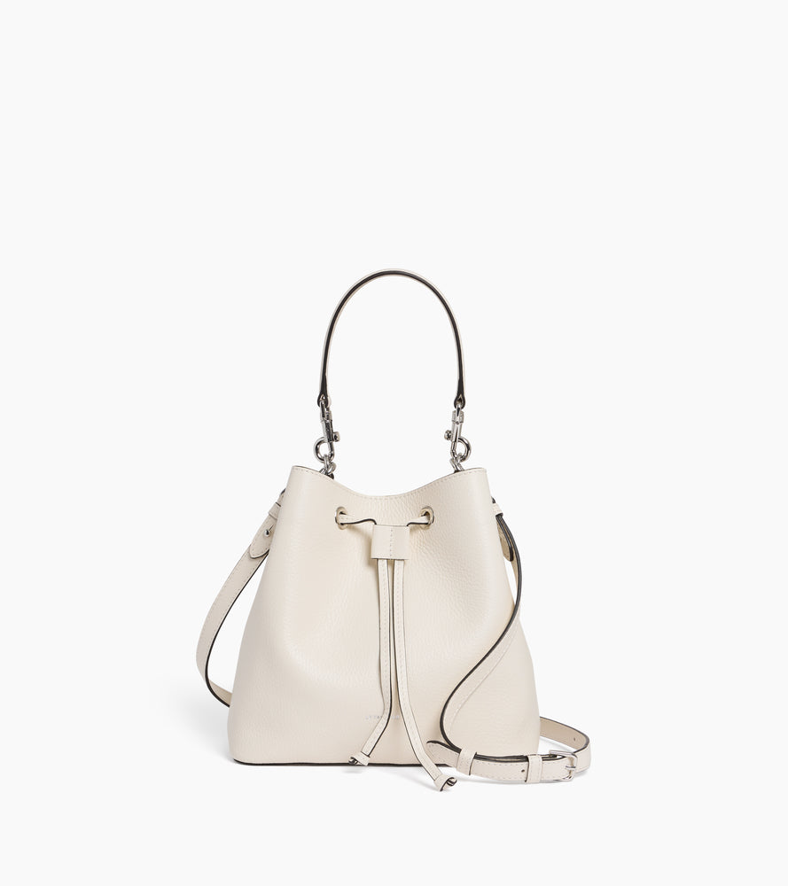 Louise bucket bag in grained leather