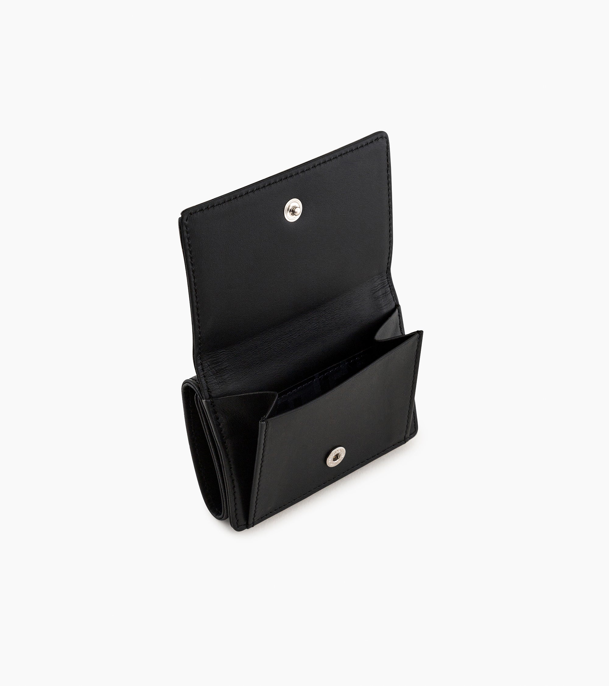 Max grained leather coin purse