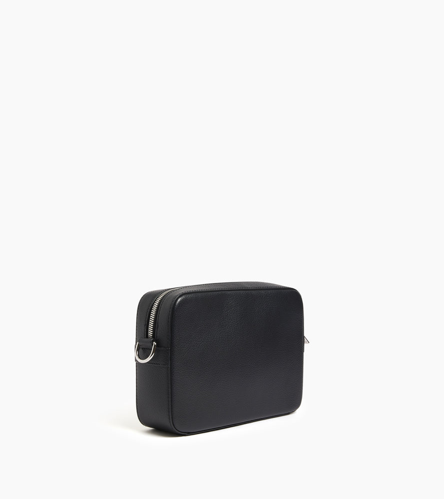 Emile camera bag in grained leather