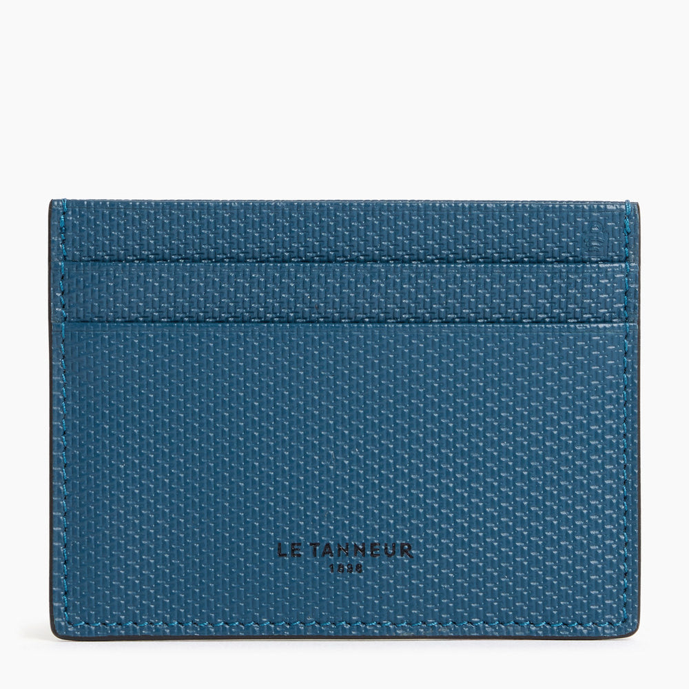 Emile monogram leather medium zip card holder