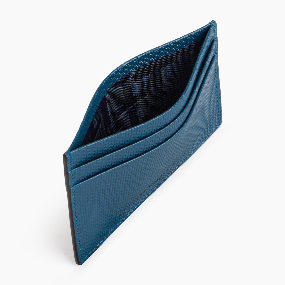 Emile monogram leather medium zip card holder