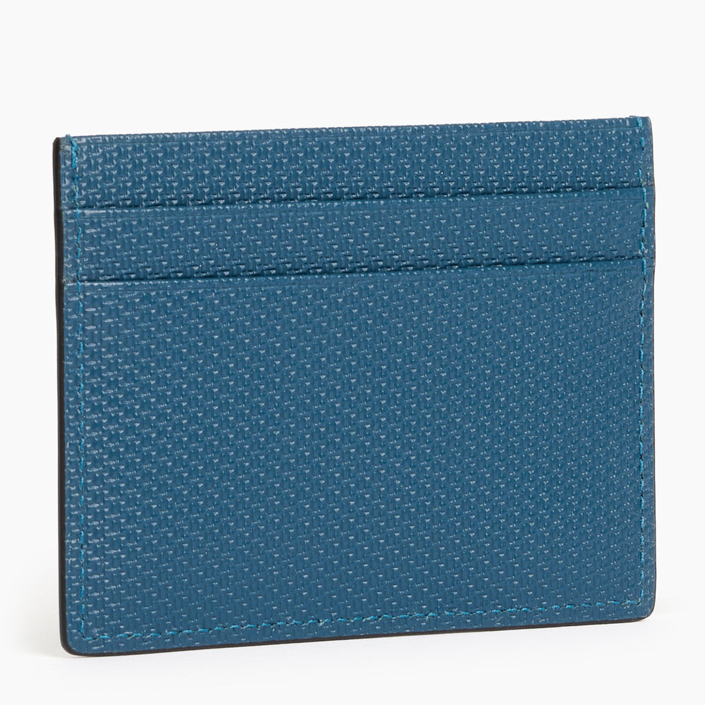 Emile monogram leather medium zip card holder