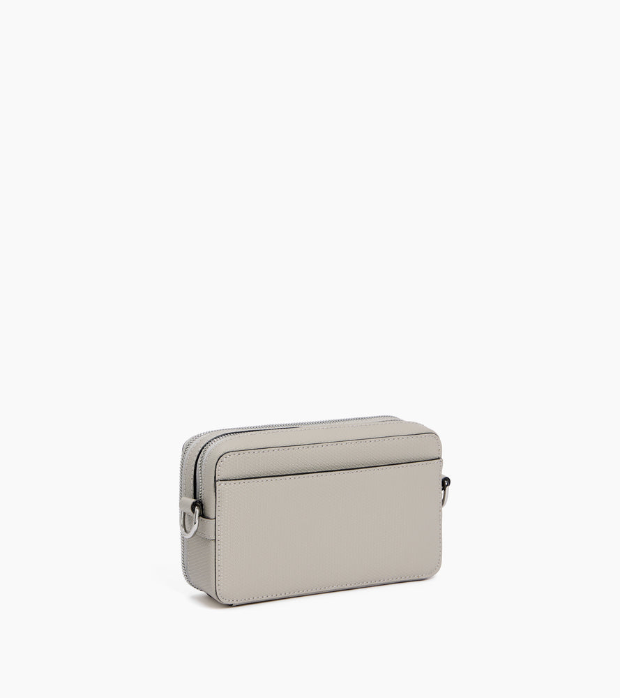 Emile small 2-compartment shoulder bag in signature T leather