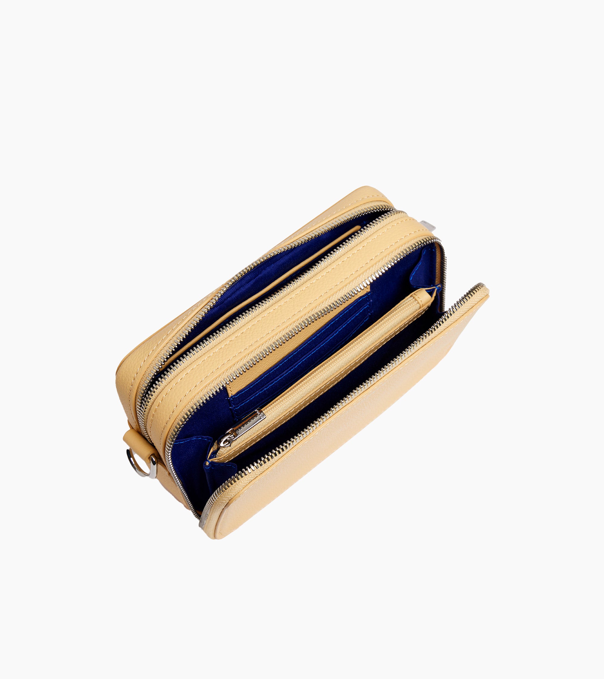 Emile small 2-compartment shoulder bag in grained leather