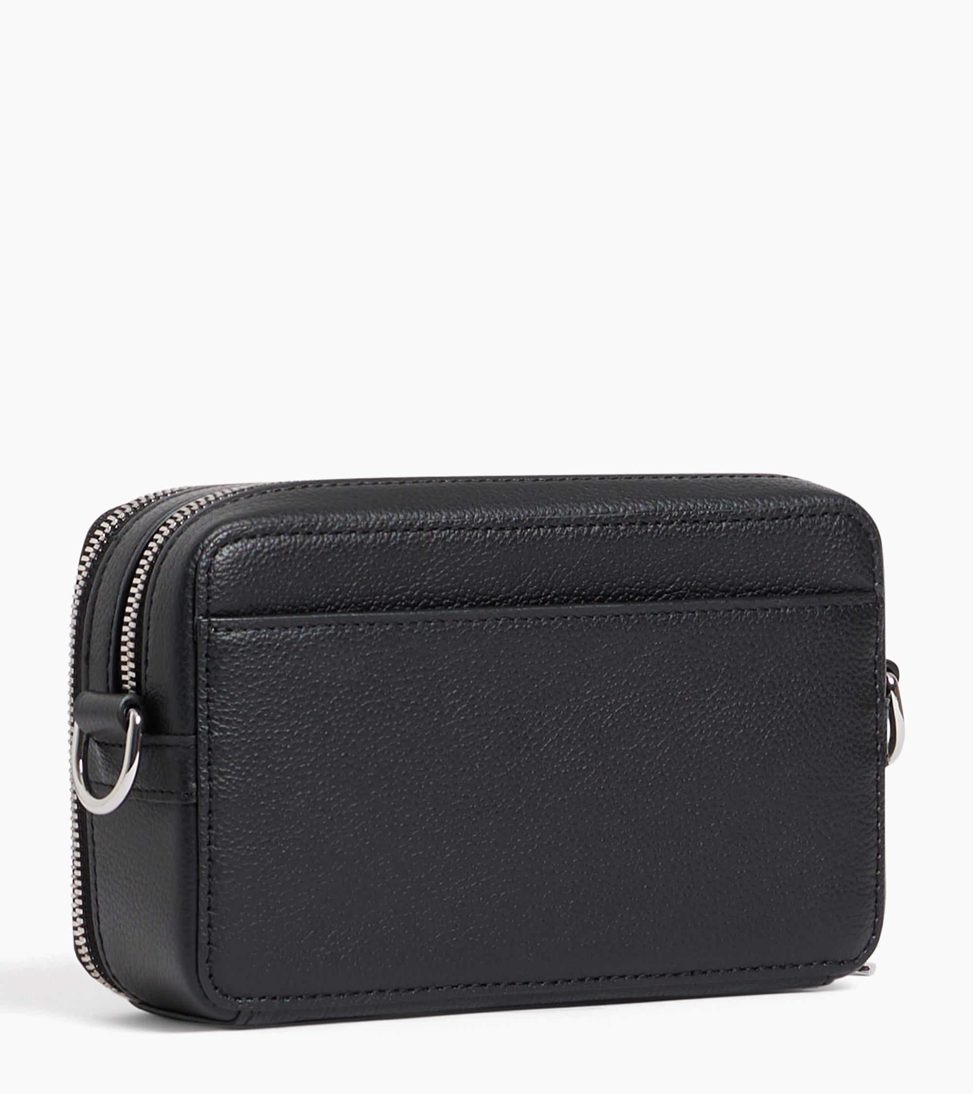 Emile small 2-compartment shoulder bag in grained leather