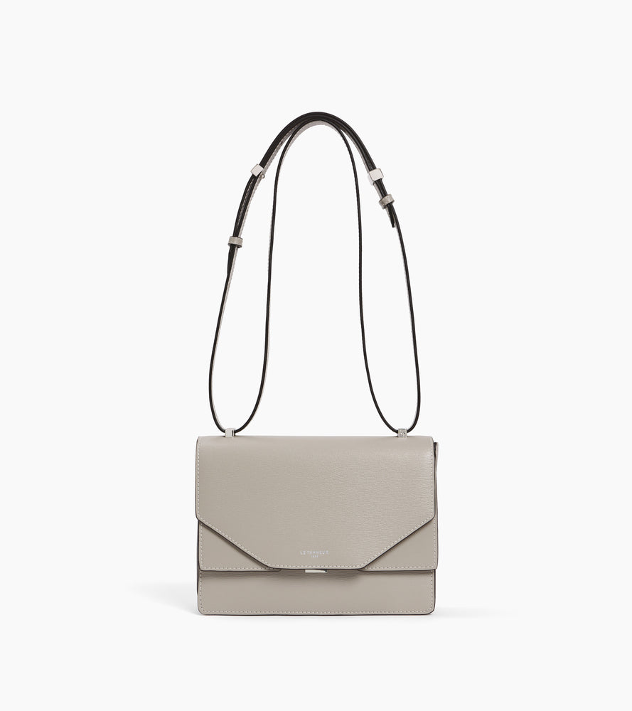 Naya small shoulder bag in leather with cork effect