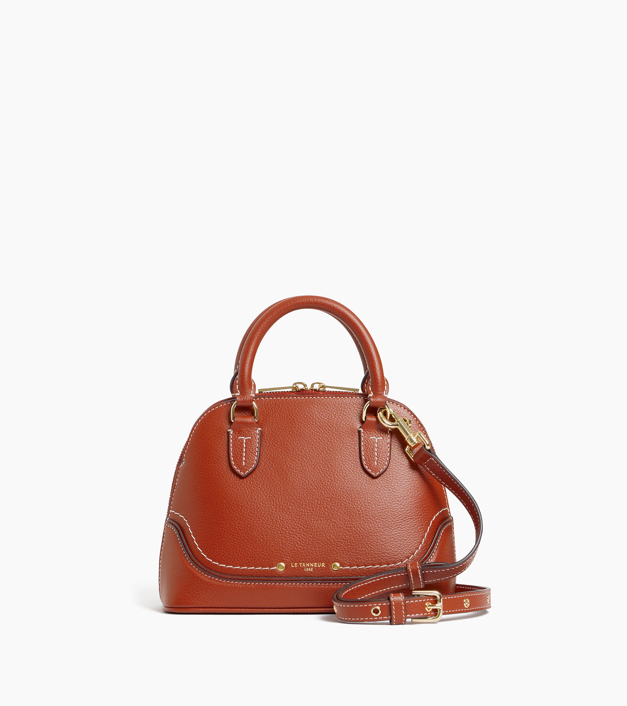 Ella small handbag in grained leather