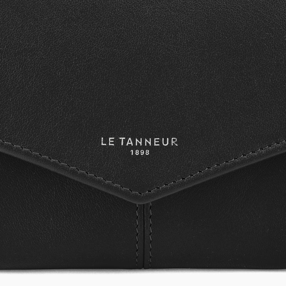 Charlotte smooth leather small flap wallet