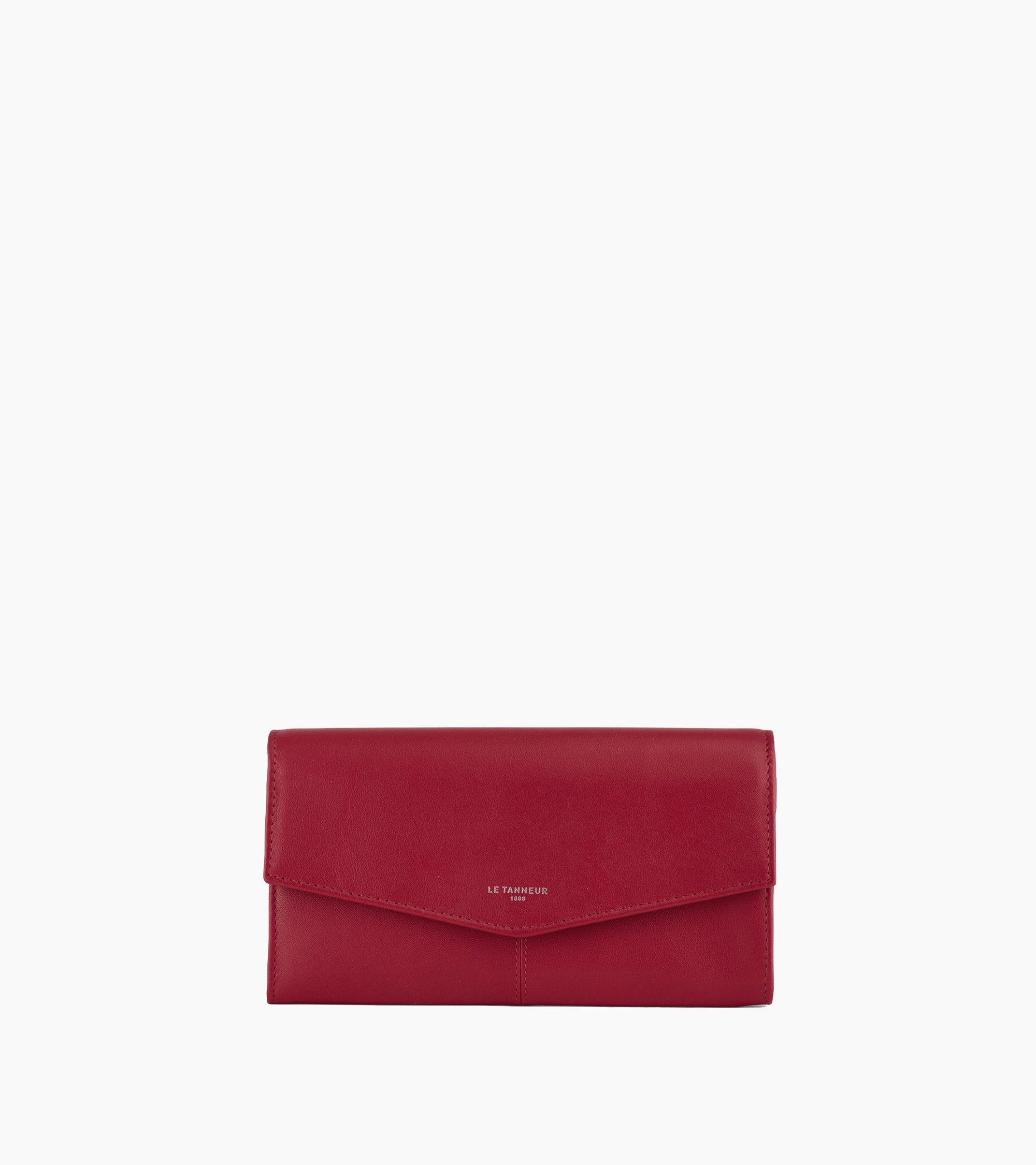 Charlotte smooth leather flap companion