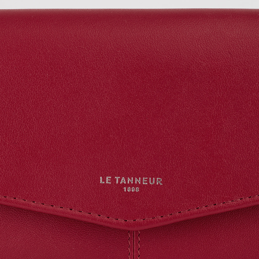 Charlotte smooth leather flap companion