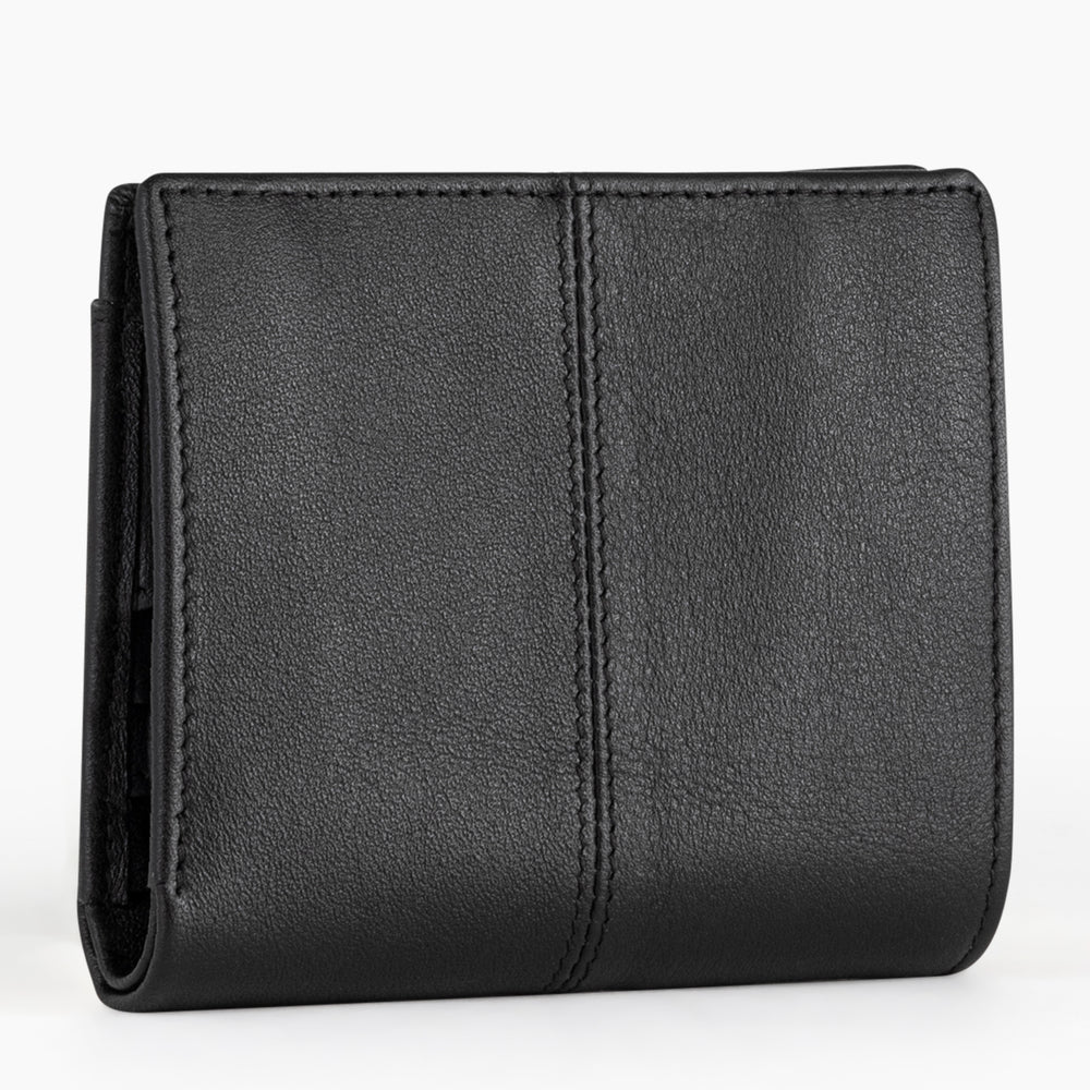 Charlotte smooth leather flap wallet