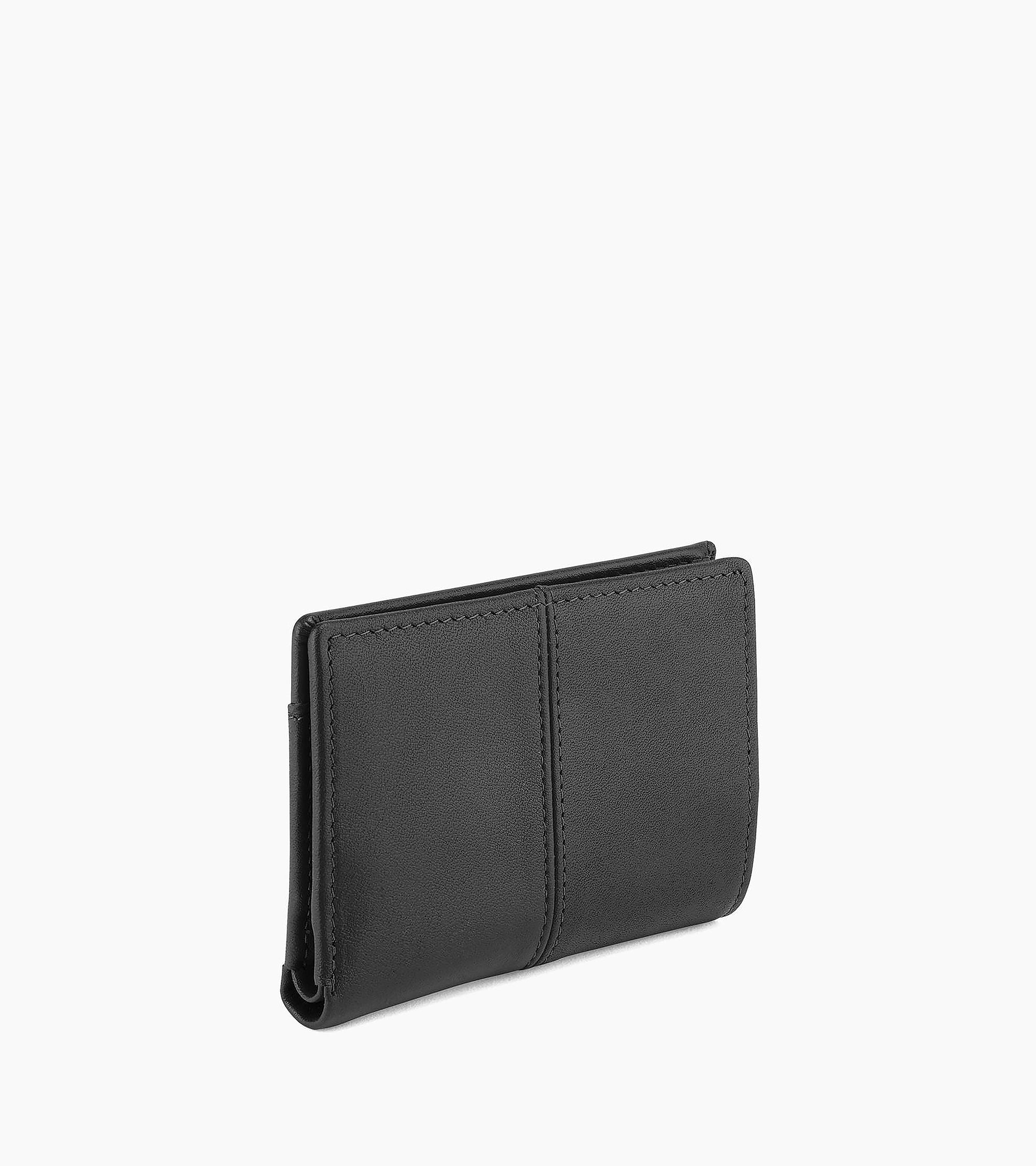 Charlotte card holder in smooth leather