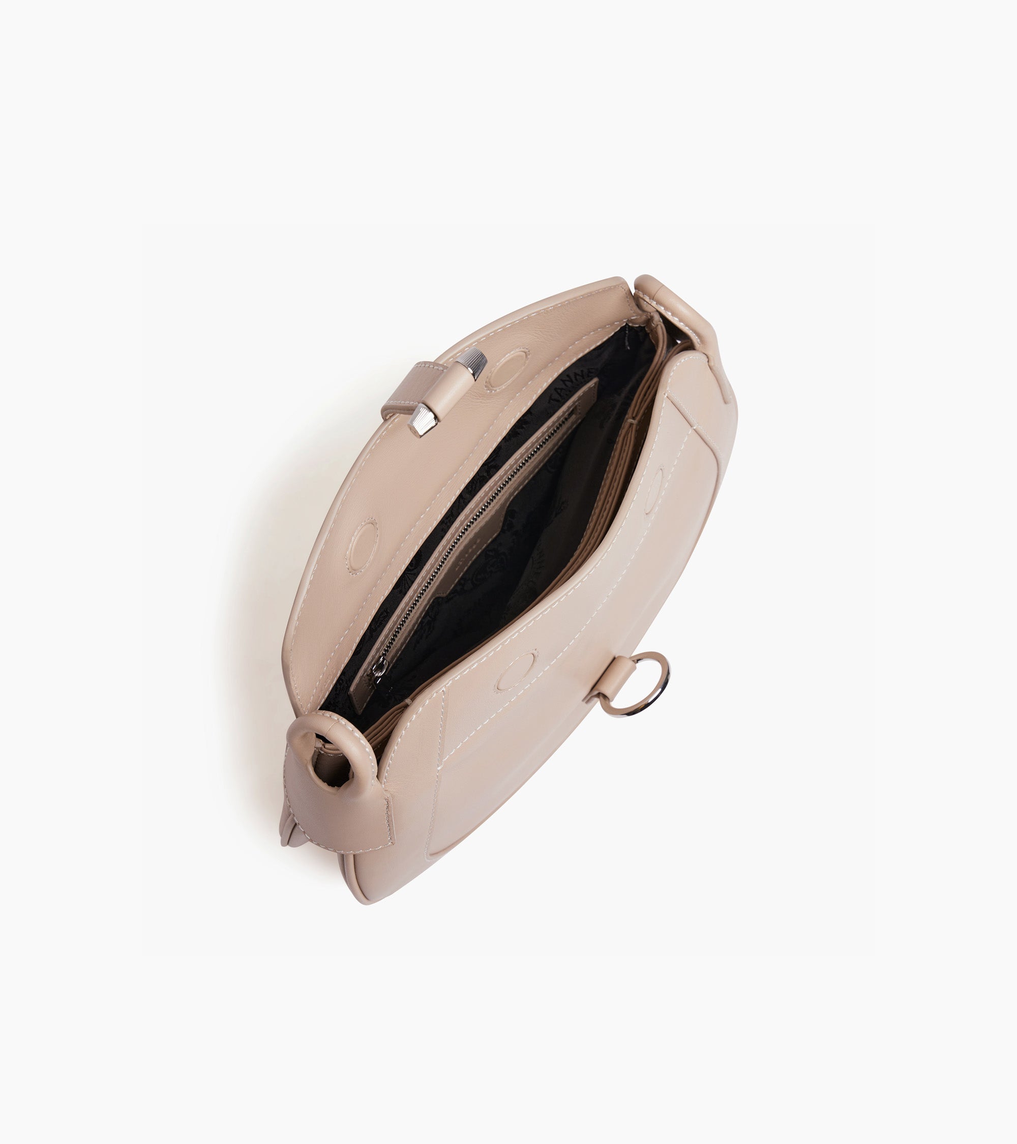 Pia small shoulder bag in smooth leather