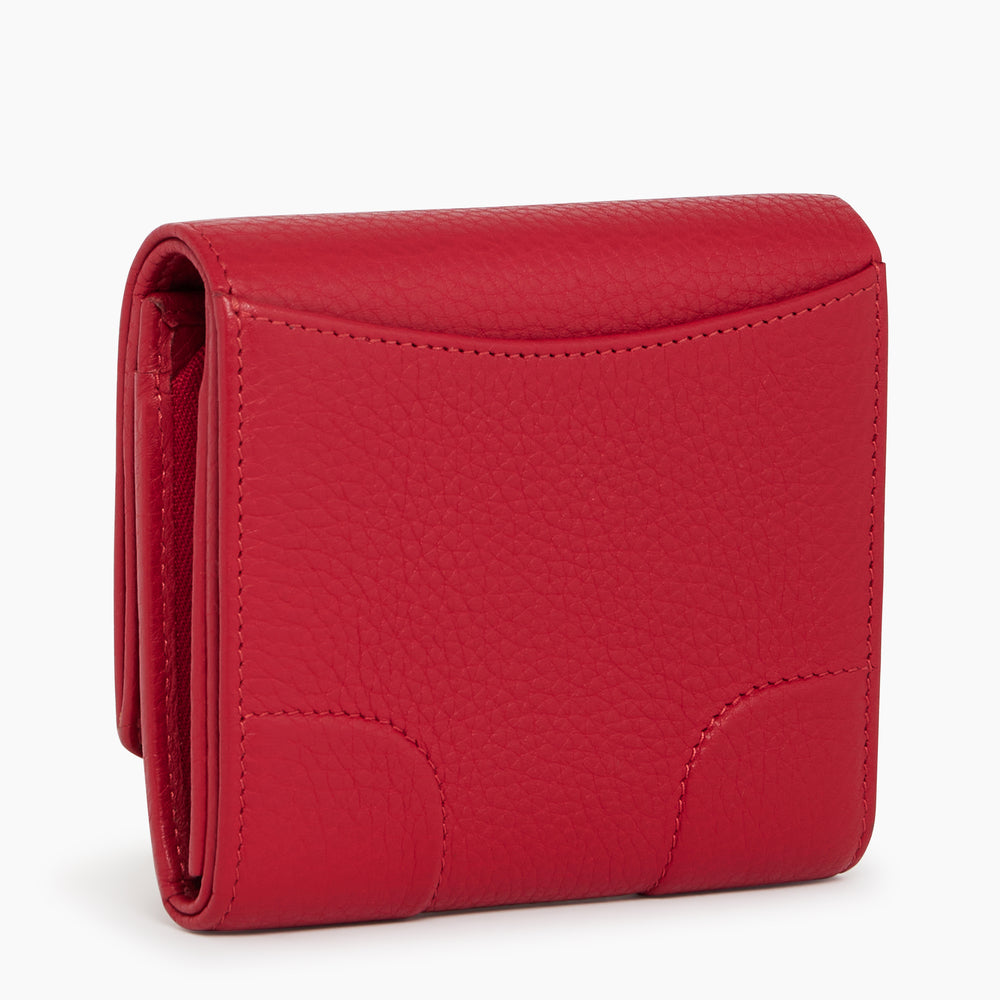 Romy grained leather small zip wallet